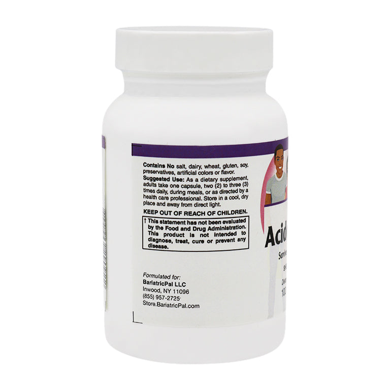 Prebiotic & Probiotic Acidophilus 500 Million CFU Capsules (100 caps) by BariatricPal - High-quality Probiotic by BariatricPal at BariatricPal Store