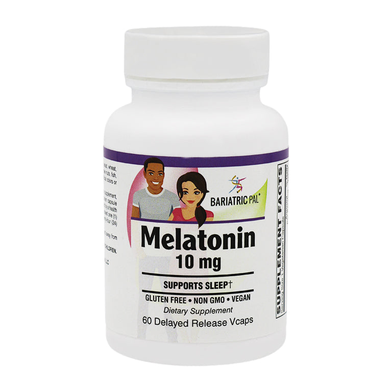 Melatonin Delayed-Release 10mg Capsules (60ct) - Supports Sleep! by BariatricPal - High-quality Melatonin by BariatricPal at BariatricPal Store