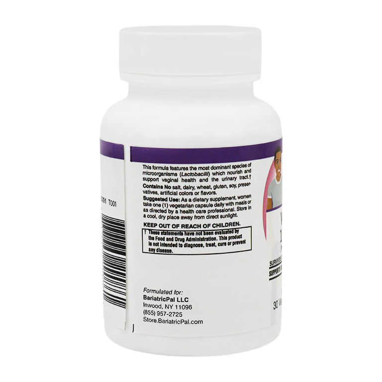 Women’s Prebiotic & Probiotic 15 Billion CFU Vaginal, Urinary Tract & Digestive Health Capsules by BariatricPal - High-quality Probiotic by BariatricPal at BariatricPal Store