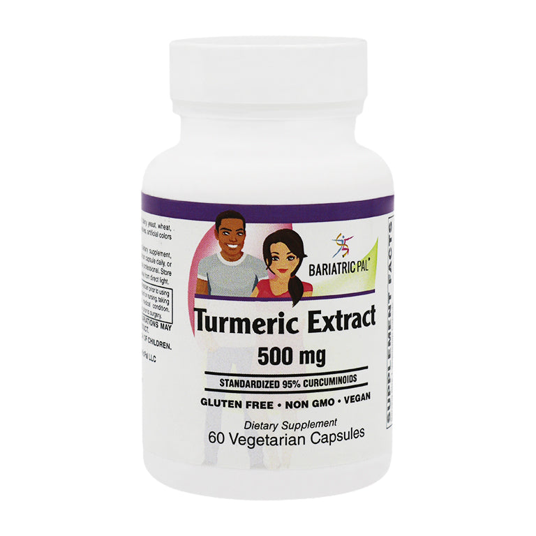 Turmeric Extract Capsules (500mg) with Curcumin C3 Complex® by BariatricPal - High-quality Turmeric Extract by BariatricPal at BariatricPal Store
