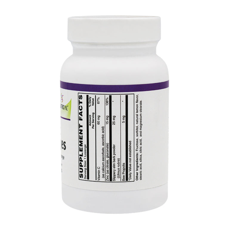 Zinc 15mg + Vitamin C - Lemon Flavored Lozenges (60 count) by BariatricPal - High-quality Zinc by BariatricPal at BariatricPal Store