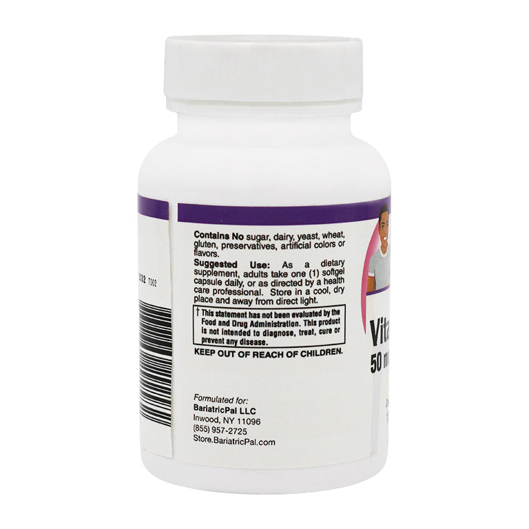 Vitamin D-3 50mcg (2,000 IU) - Easy Swallow Vegetarian Softgels by BariatricPal - High-quality Vitamin D by BariatricPal at BariatricPal Store