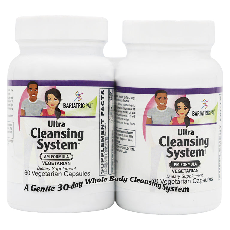 Ultra Cleansing System AM/PM Vegetarian Capsules - 30-Day Kit by BariatricPal - High-quality Detox & Cleanse Supplements by BariatricPal at BariatricPal Store