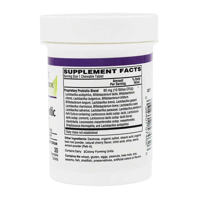 Chewable Adult Probiotic 10 Billion CFU by BariatricPal with 21 Strains & Kefir Cultures - High-quality Probiotic by BariatricPal at BariatricPal Store