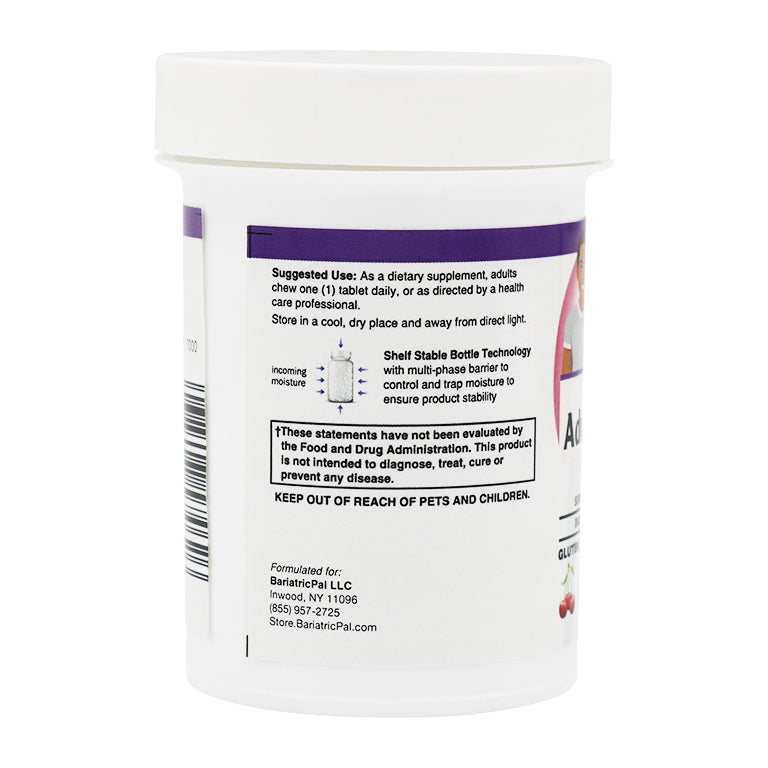 Chewable Adult Probiotic 10 Billion CFU by BariatricPal with 21 Strains & Kefir Cultures - High-quality Probiotic by BariatricPal at BariatricPal Store