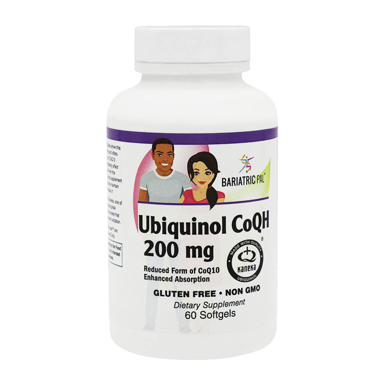 Ubiquinol CoQH Reduced Form of CoQ10 for Enhanced Absorption - Easy Swallow Softgels by BariatricPal - High-quality COQ10 by BariatricPal at BariatricPal Store