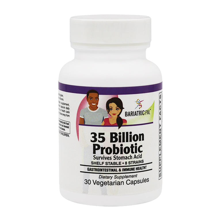 Prebiotic & Probiotic 35 Billion CFU Gastrointestinal & Immune Health Capsules by BariatricPal - High-quality Probiotic by BariatricPal at BariatricPal Store