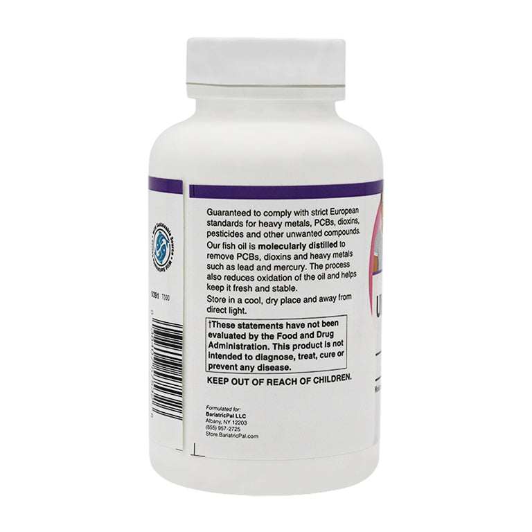 Ultra Omega-3 Softgel by BariatricPal - Powerful & No Aftertaste! - High-quality Omega-3 by BariatricPal at BariatricPal Store