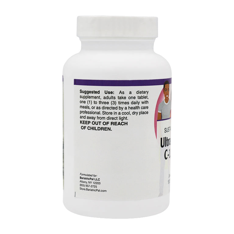 Ultra Complex C-1,000 Tablet by BariatricPal - Elevate Immunity, Boost Collagen & Energize Your Life - High-quality Vitamin C by BariatricPal at BariatricPal Store