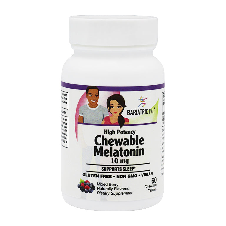 BariatricPal High Potency 10mg Melatonin Chewable - Mixed Berry - High-quality Melatonin by BariatricPal at BariatricPal Store