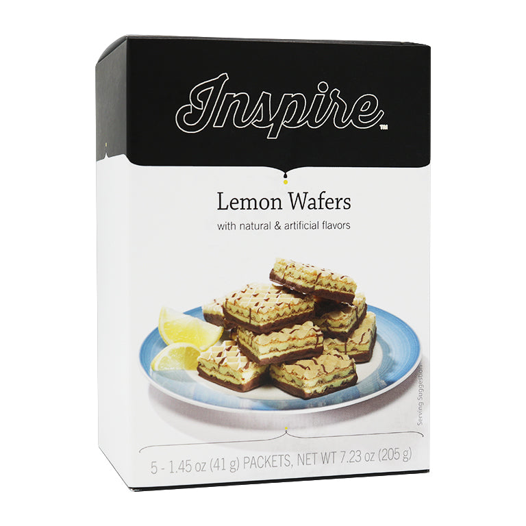 Inspire Square Protein Wafers by Bariatric Eating - Lemon - High-quality Protein Bars by Bariatric Eating at BariatricPal Store