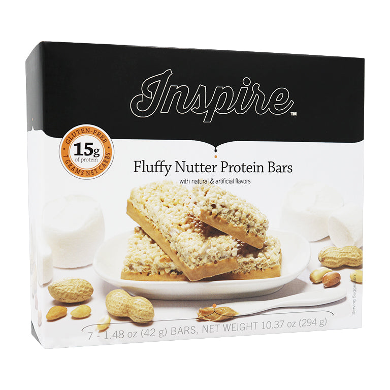 Inspire 15g Protein & Fiber Bars by Bariatric Eating - Fluffy Nutter - High-quality Protein Bars by Bariatric Eating at BariatricPal Store