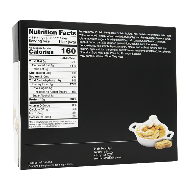 Inspire 15g Protein & Fiber Bars by Bariatric Eating - Fluffy Nutter - High-quality Protein Bars by Bariatric Eating at BariatricPal Store