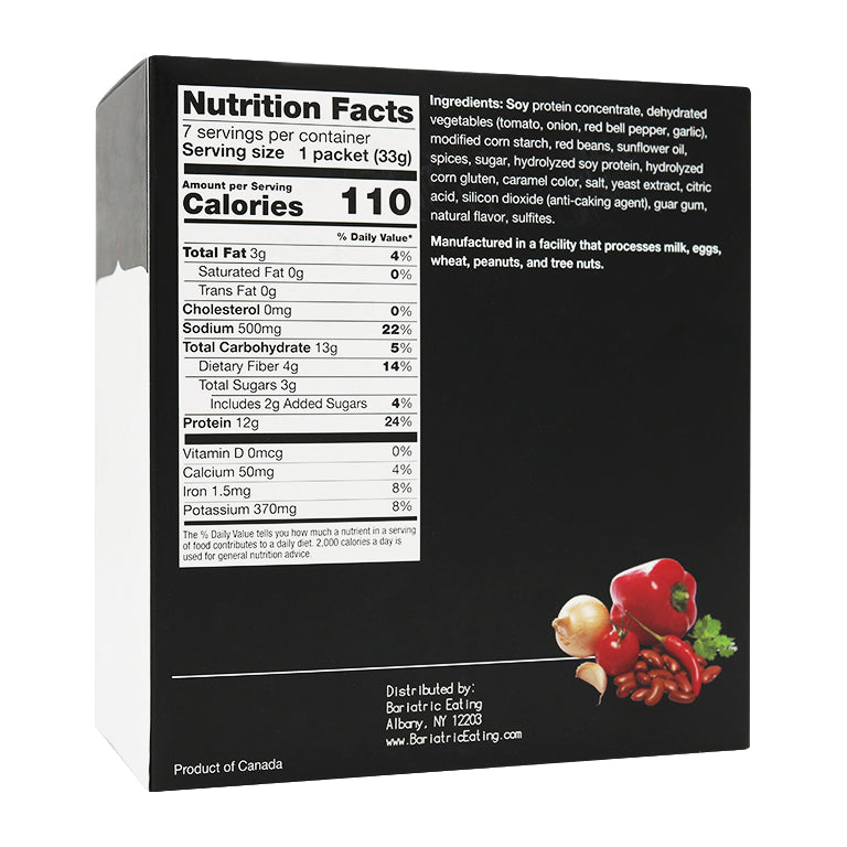 Inspire Protein Entree by Bariatric Eating - Vegetable Chili Mix - High-quality Entrees by Bariatric Eating at BariatricPal Store