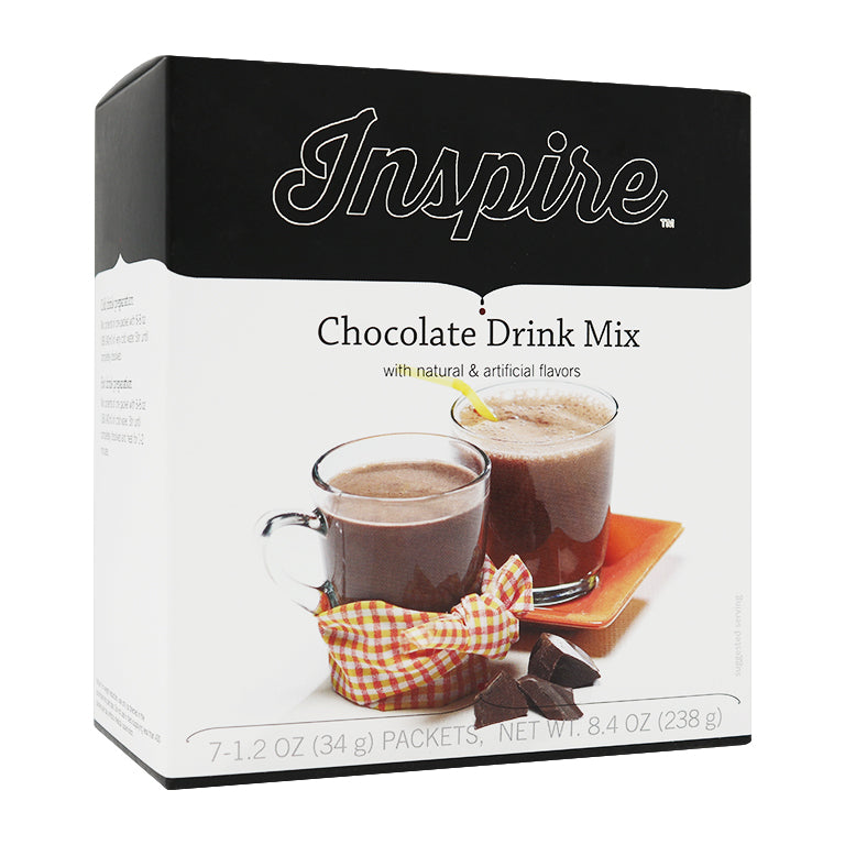 Inspire 18g Protein Hot or Cold Drink Mix by Bariatric Eating - Chocolate - High-quality Single Serve Protein Packets by Bariatric Eating at BariatricPal Store