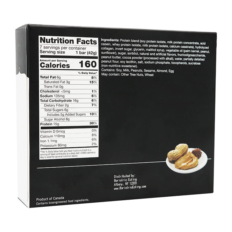 Inspire Protein Bars by Bariatric Eating - Peanut Butter Cup - High-quality Protein Bars by BariatricPal at BariatricPal Store