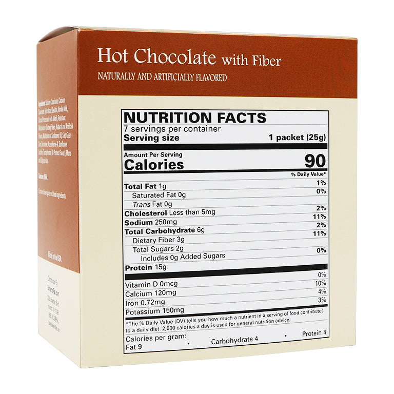 BariatricPal 15g Protein Hot Drink - Hot Chocolate with Fiber (Aspartame Free) - High-quality Protein Drinks by BariatricPal at BariatricPal Store