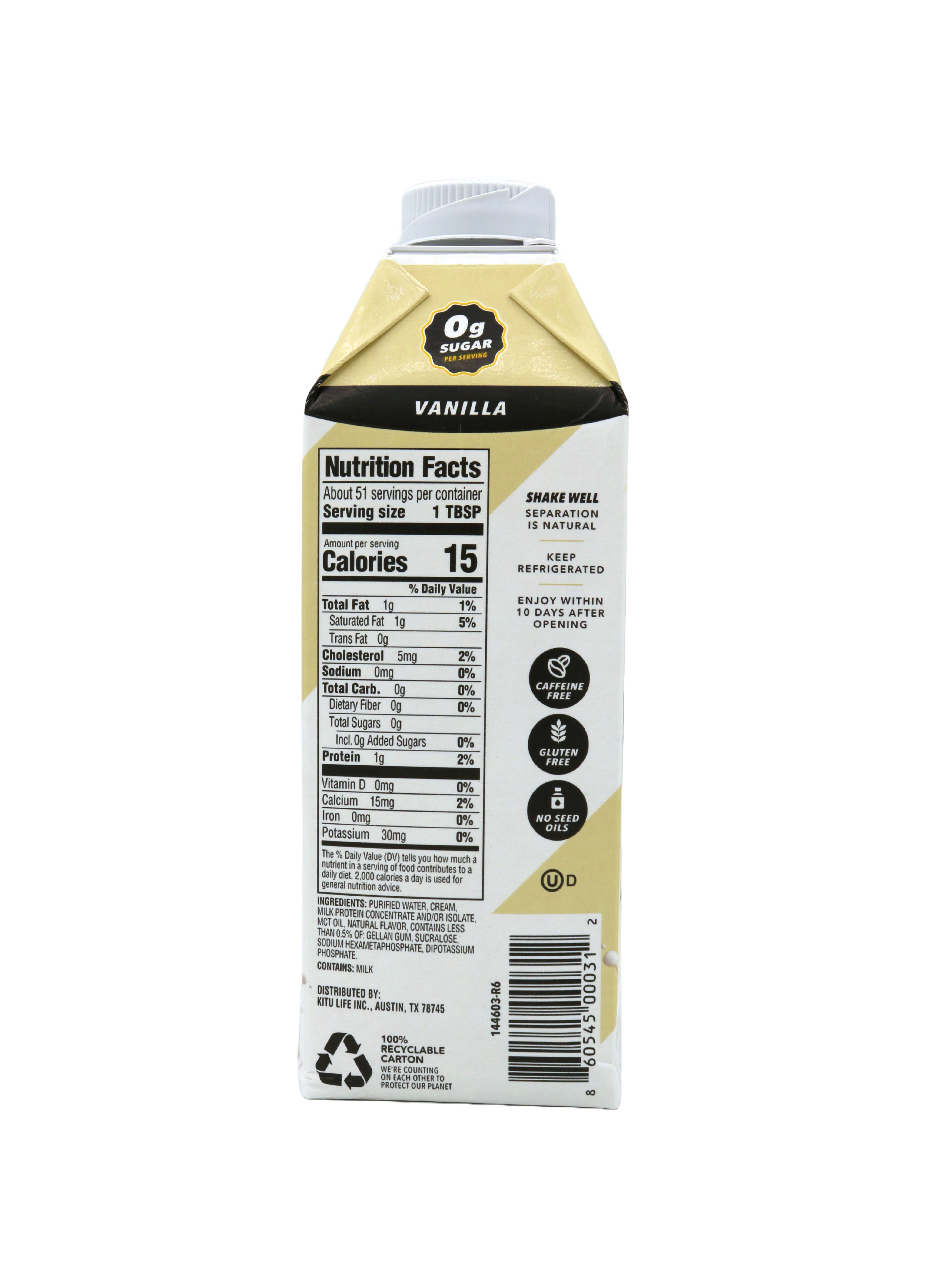 #Flavor_Vanilla #Size_One Pack (25.4 fl oz)