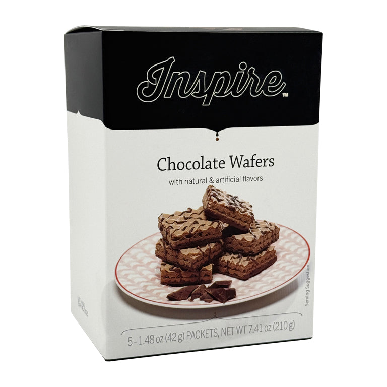 Inspire Square Protein Wafers - Chocolate