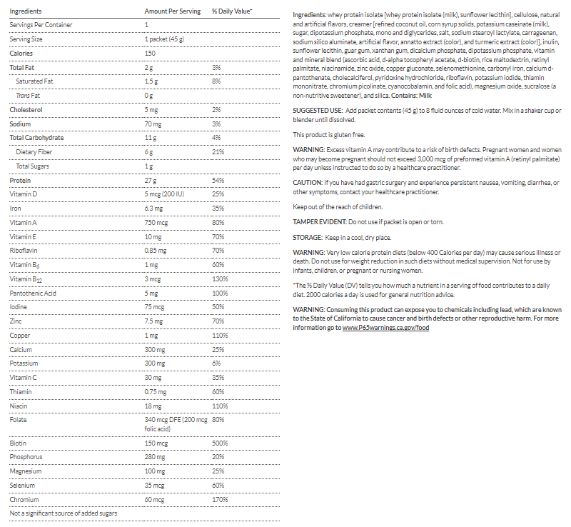 #Flavor_Iced Latte #Size_Single Serve Packet