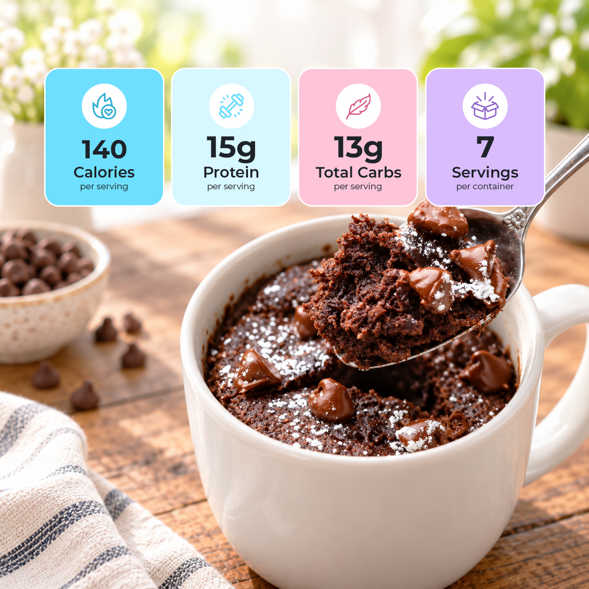 Inspire 15g Protein Mug Cake