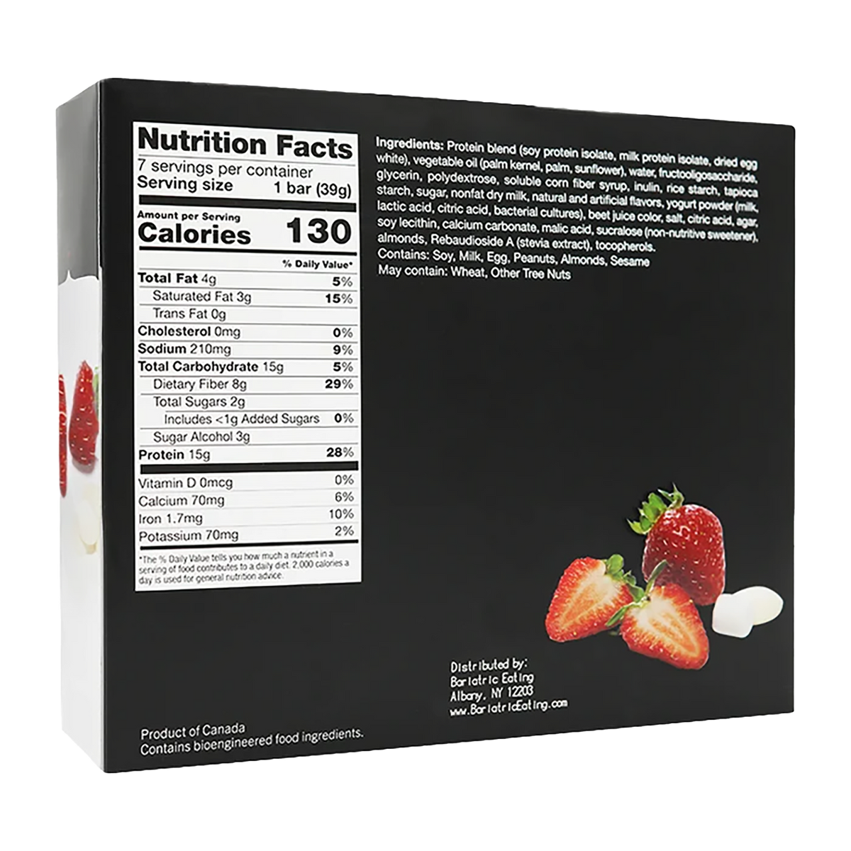 Inspire Berry Fluffy with 15 grams of Protein Bars + Fiber