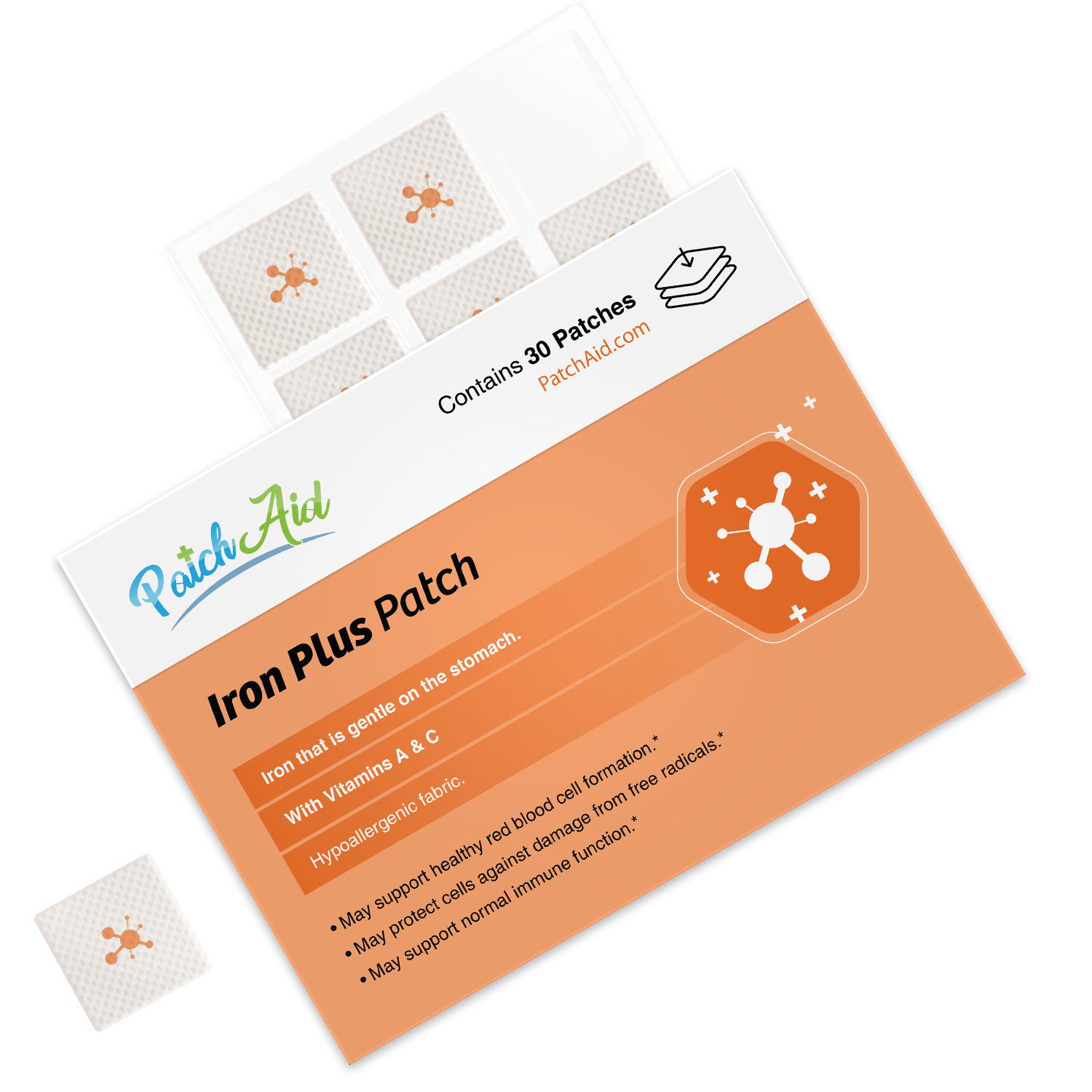 Iron Plus Vitamin Patch by PatchAid - High-quality Vitamin Patch by PatchAid at BariatricPal Store