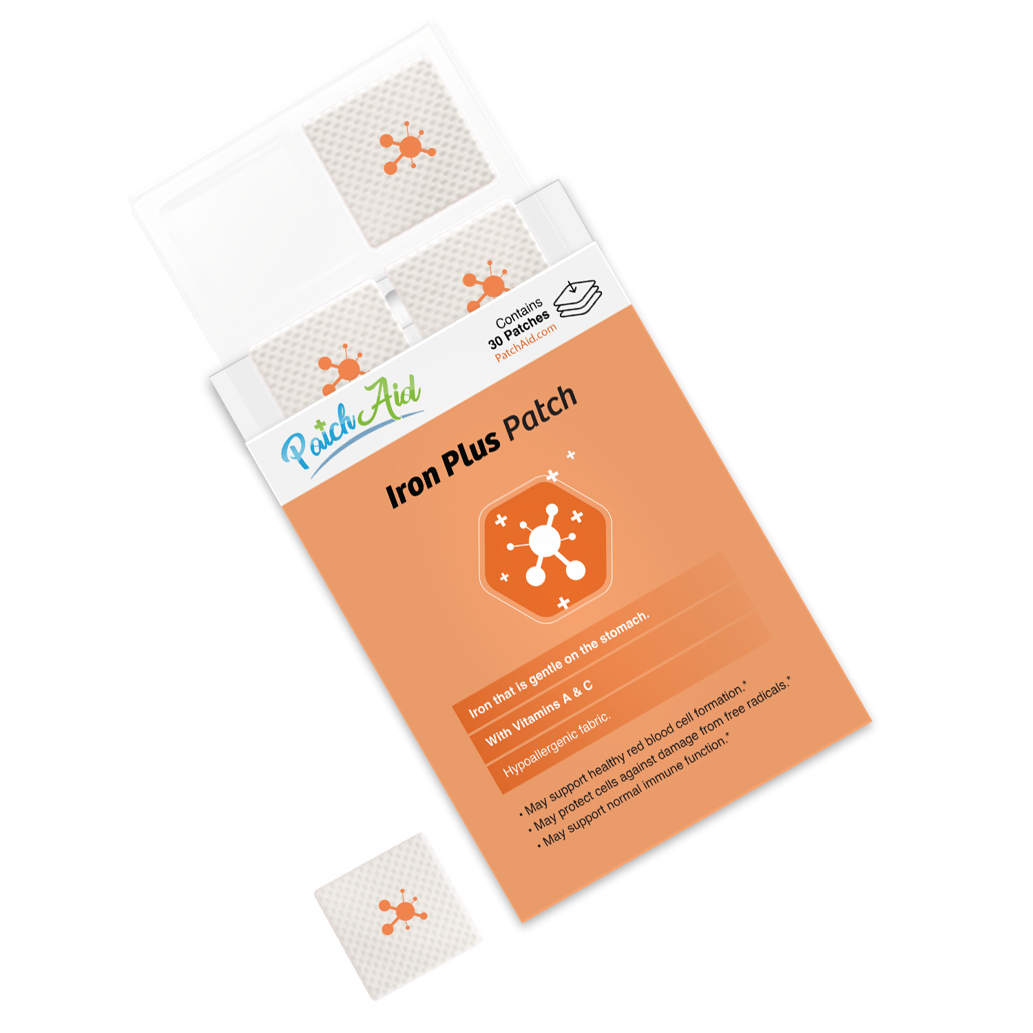Iron Plus Vitamin Patch by PatchAid