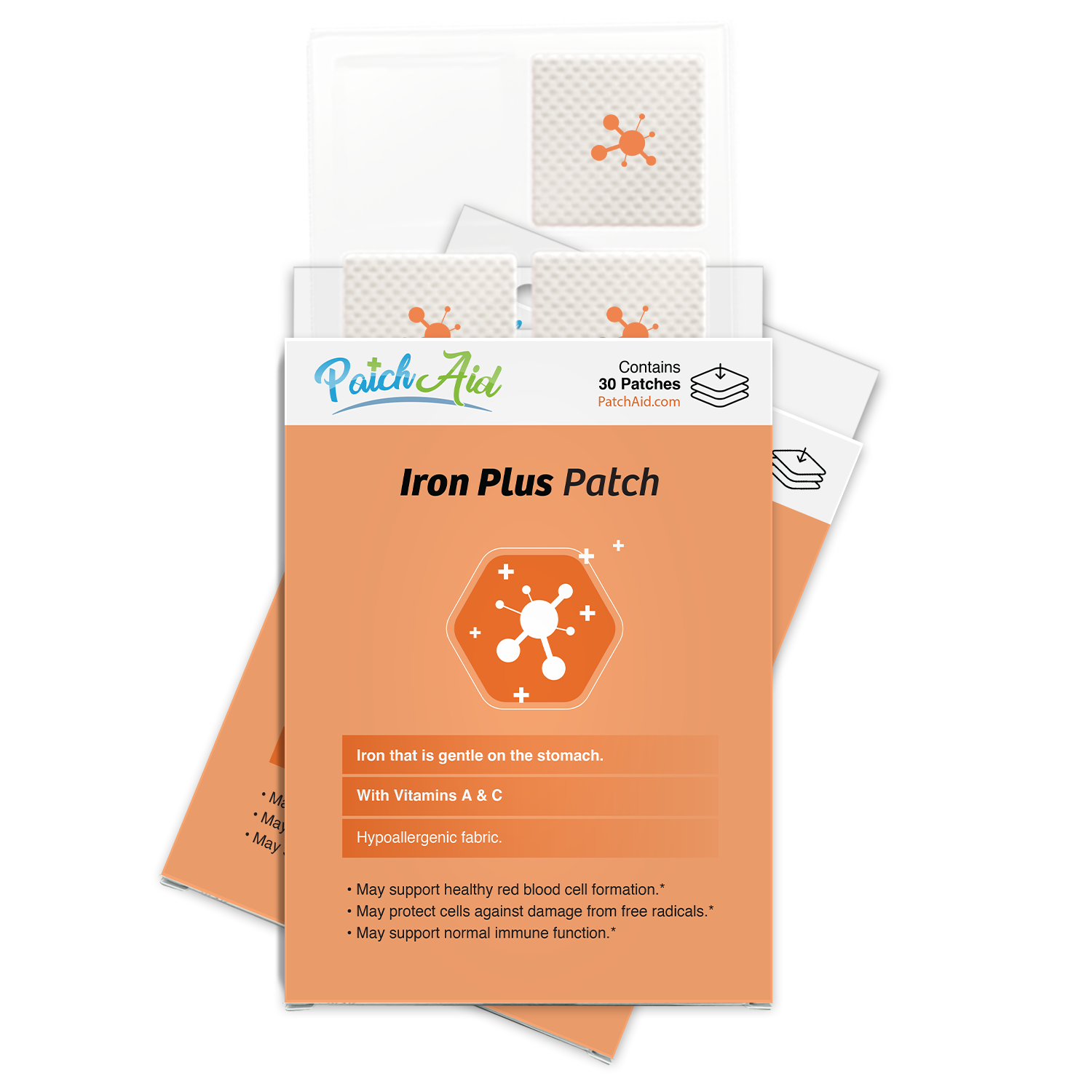 Iron Plus Vitamin Patch by PatchAid