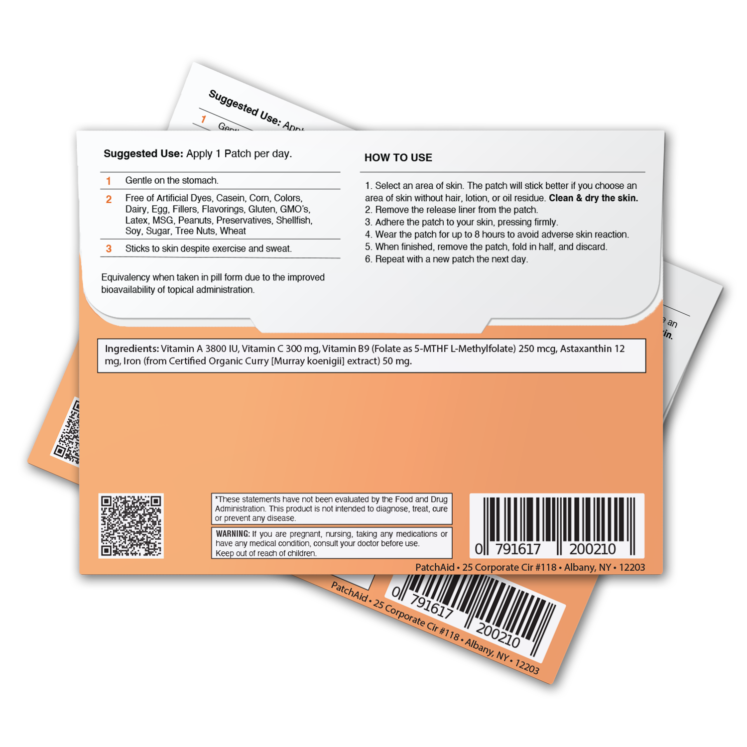 Gastric Sleeve Surgery Complete Vitamin Patch Pack by PatchAid