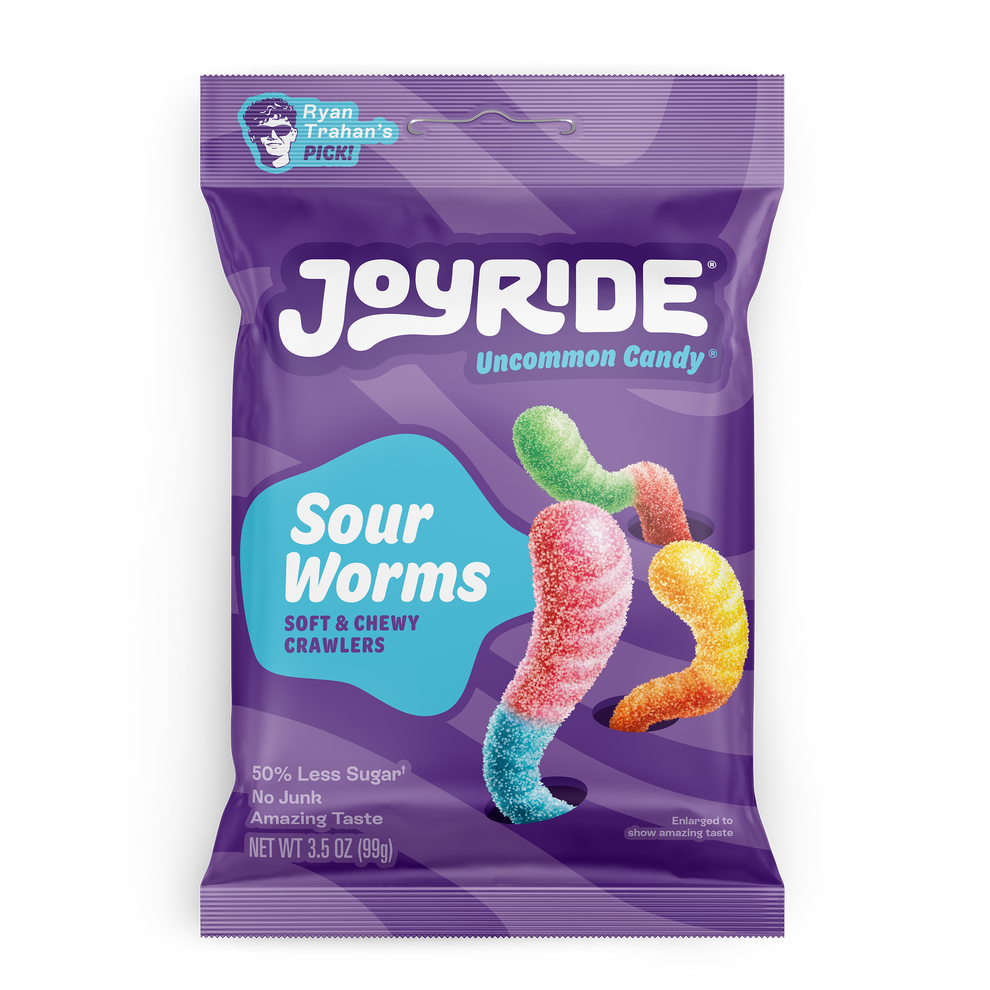 Joyride Sour Worms, 3.5 oz