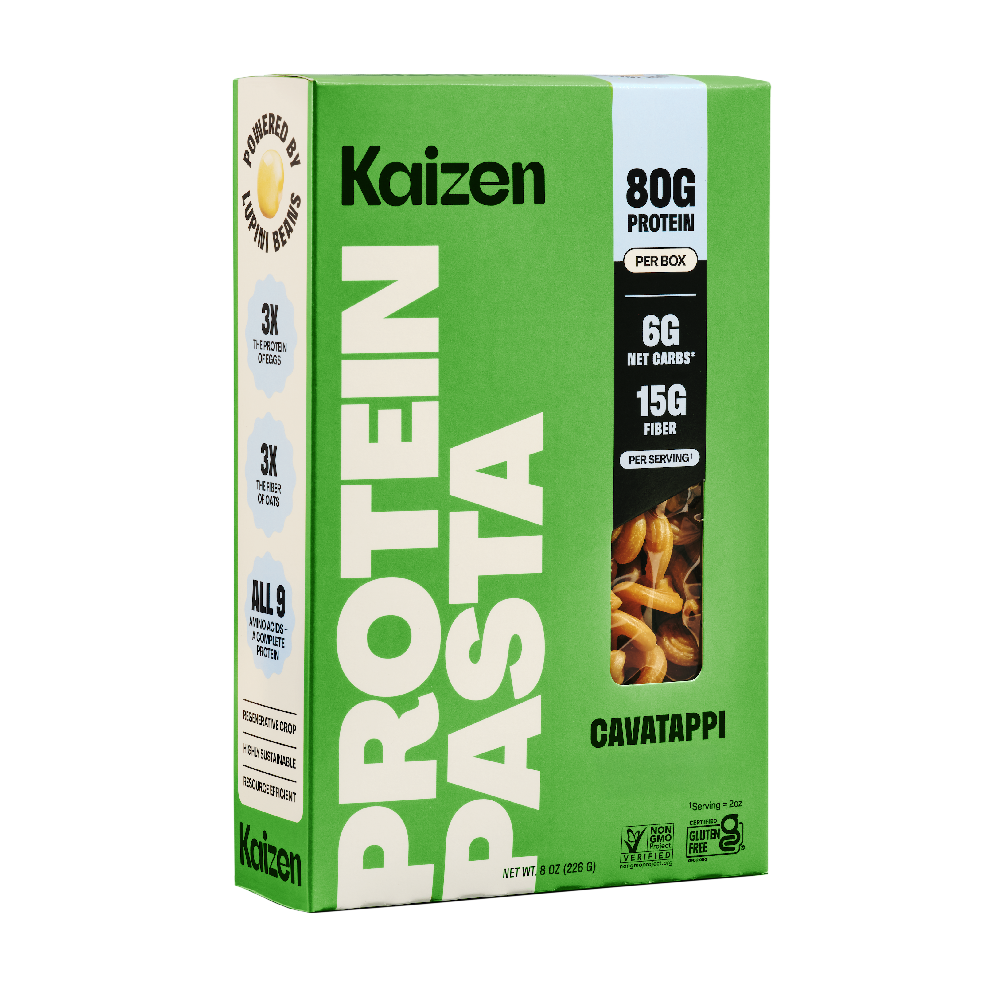 Kaizen Food Company Low Carb Plant Based Pasta 8 oz (226g) by
