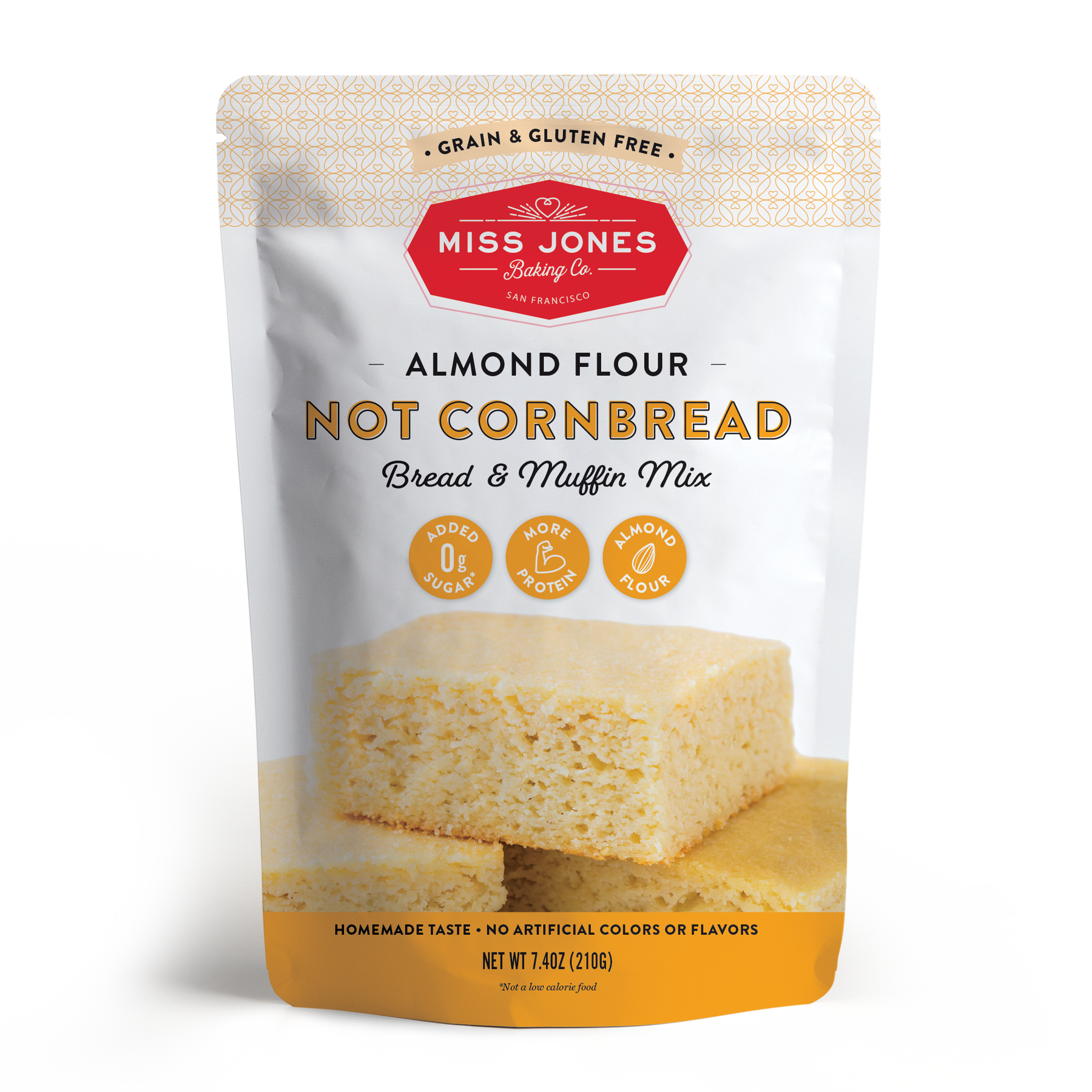 Miss Jones Baking Co. Keto & Paleo Not Cornbread Bread and Muffin Mix 7.4 oz