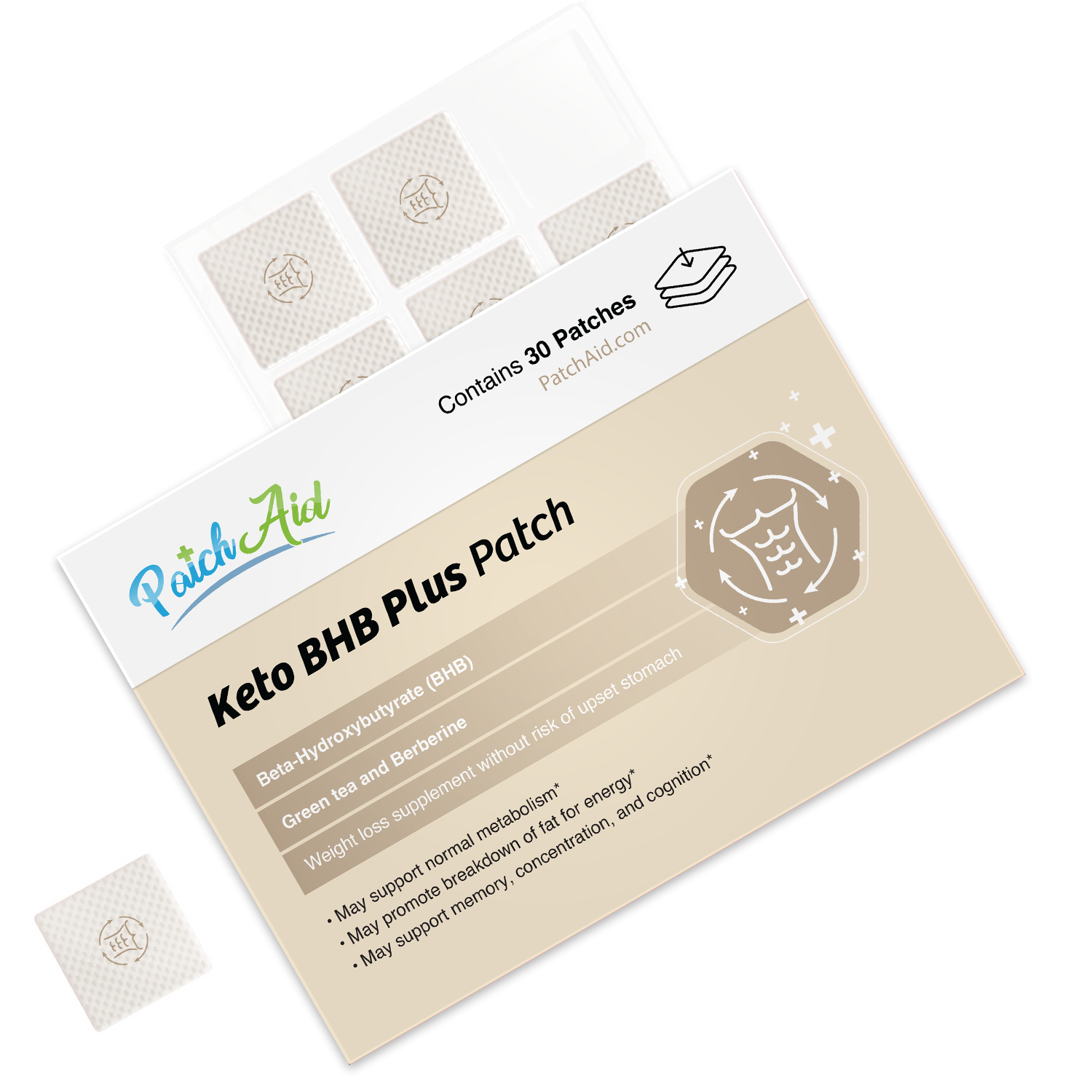 Keto BHB Plus Patch by PatchAid - High-quality Vitamin Patch by PatchAid at BariatricPal Store