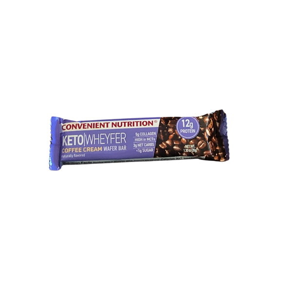 Convenient Nutrition Keto WheyFer Protein Bars - Coffee Cream
