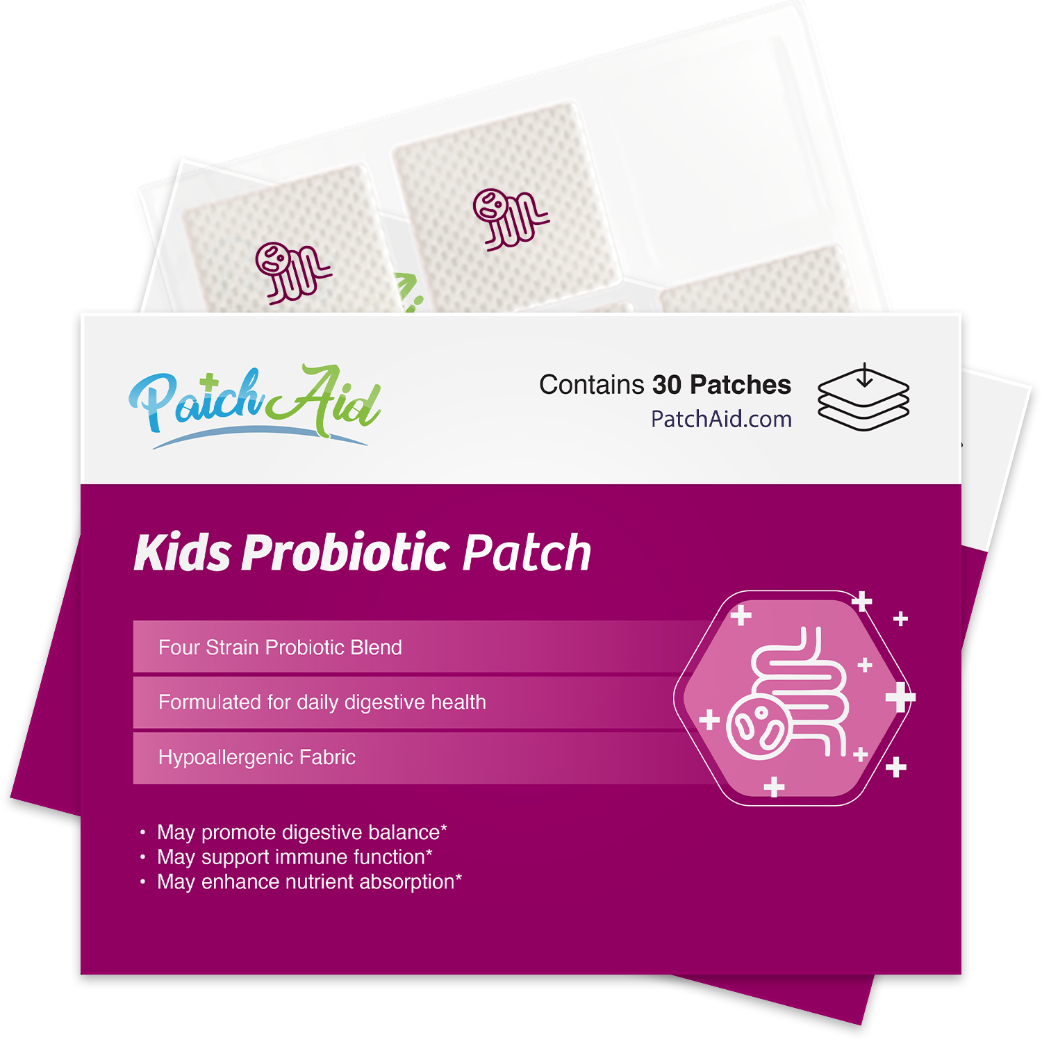 Kids Probiotic Patch by PatchAid
