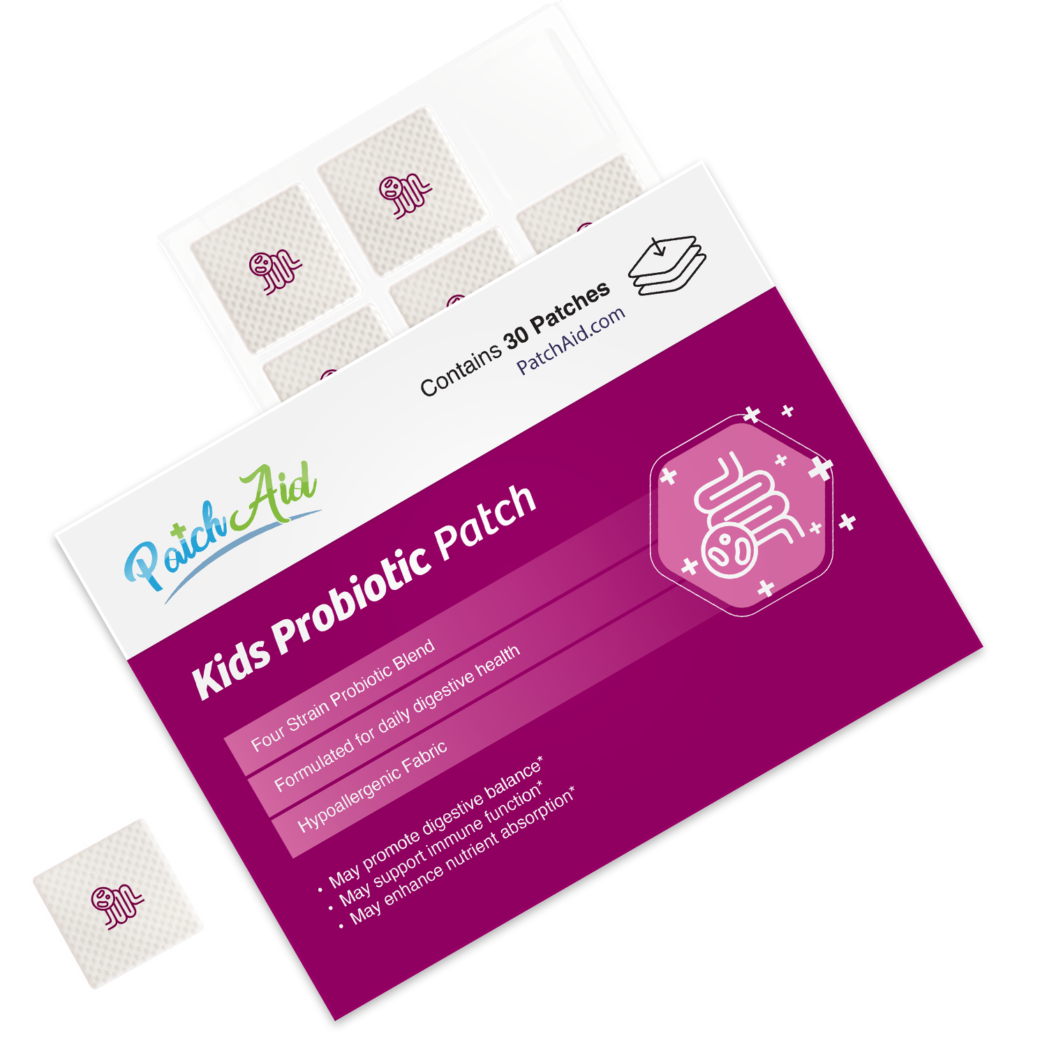 Kids Probiotic Patch by PatchAid