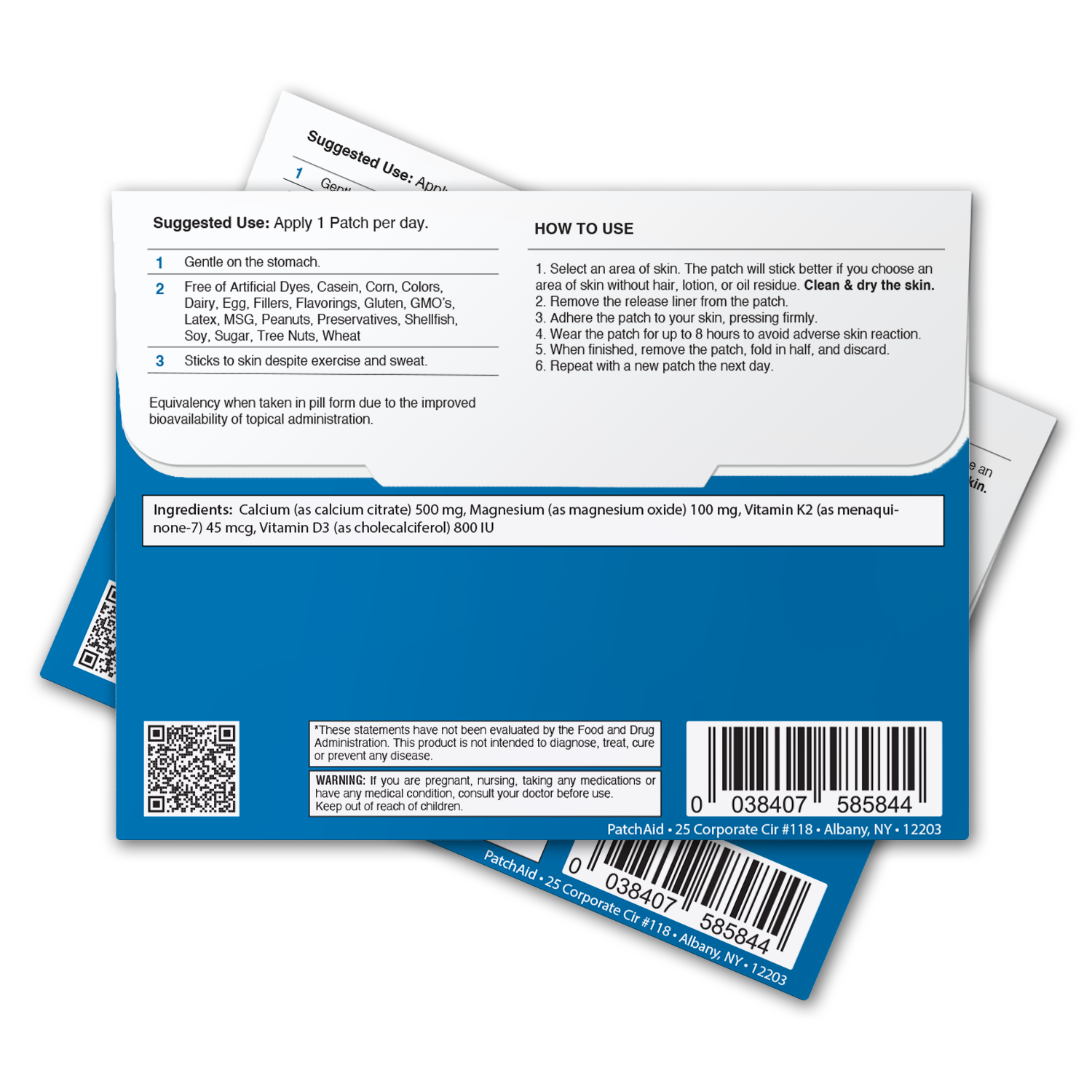 Kids Vitamin D3/Calcium Patch by PatchAid