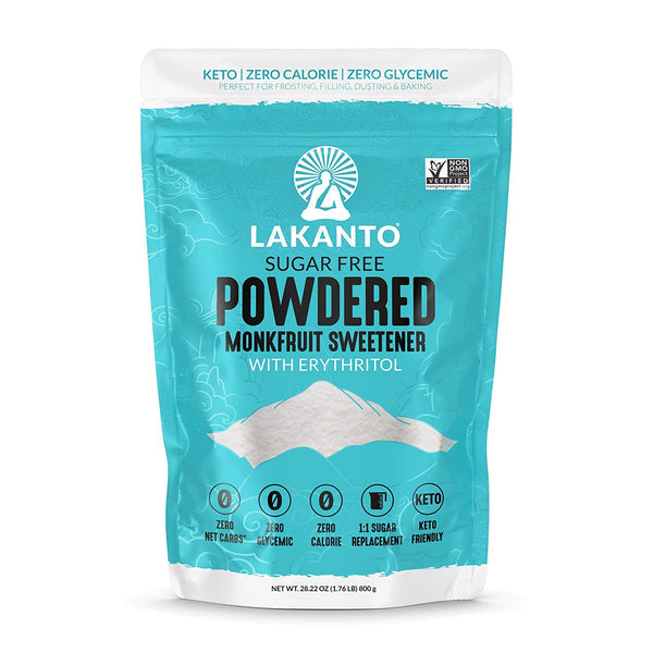 Lakanto Powdered Monkfruit Sweetener 1 lb. - High-quality Sweeteners by Lakanto at BariatricPal Store