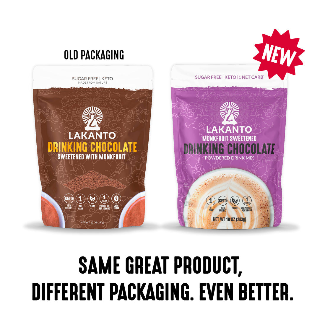 Lakanto Sugar-Free Drinking Chocolate with Probiotics - High-quality Hot Drinks by Lakanto at BariatricPal Store