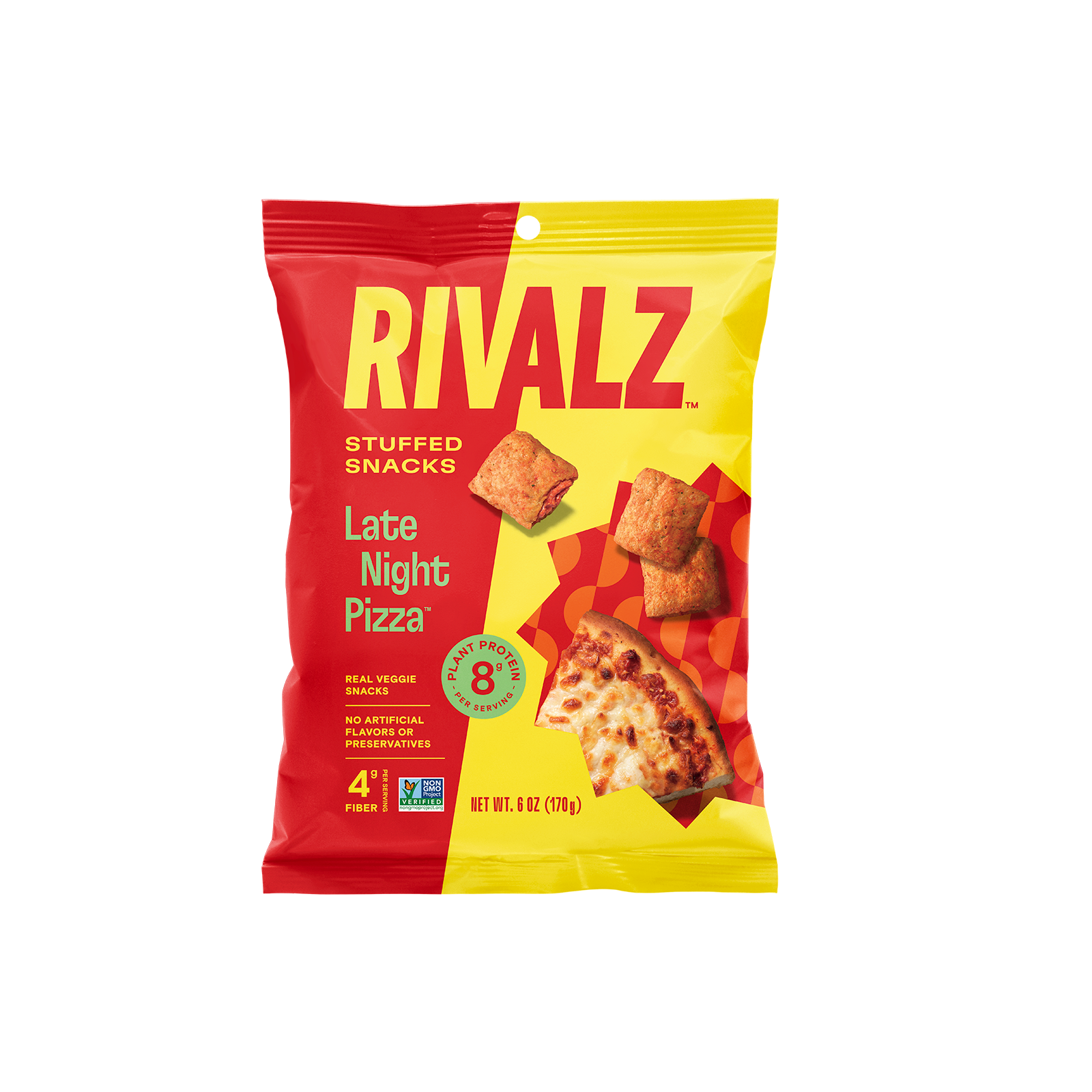 Stuffed Protein Snacks by Rivalz Snacks - Late Night Pizza - High-quality Protein Snack by Rivalz Snacks at BariatricPal Store
