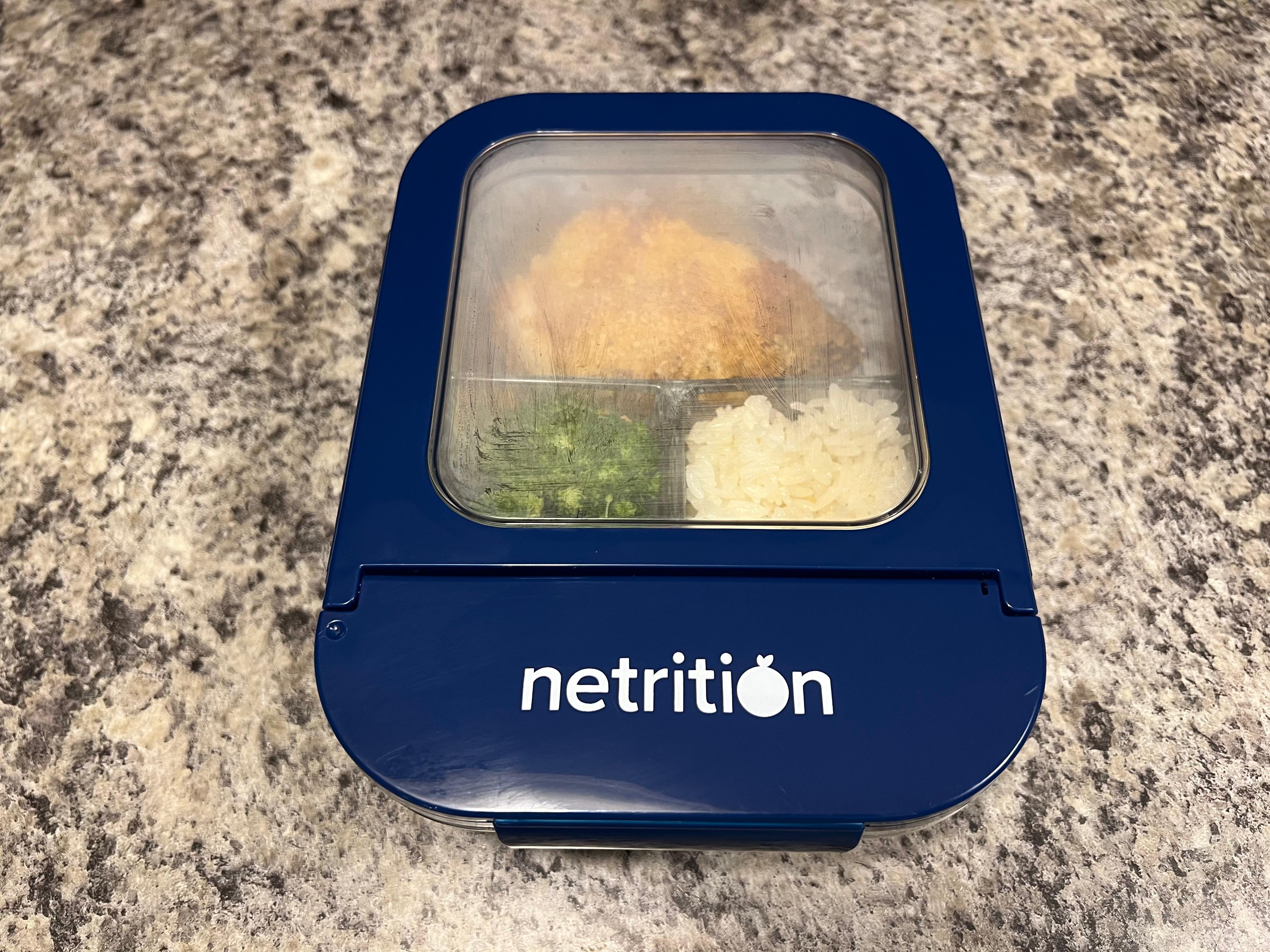 Leak-Proof Portion Control Glass Bento Lunch Box by Netrition