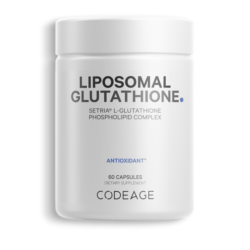 Liposomal Glutathione 500 mg Setria L Glutathione Reduced Antioxidant Supplement by Codeage - High-quality Antioxidant by Codeage at BariatricPal Store