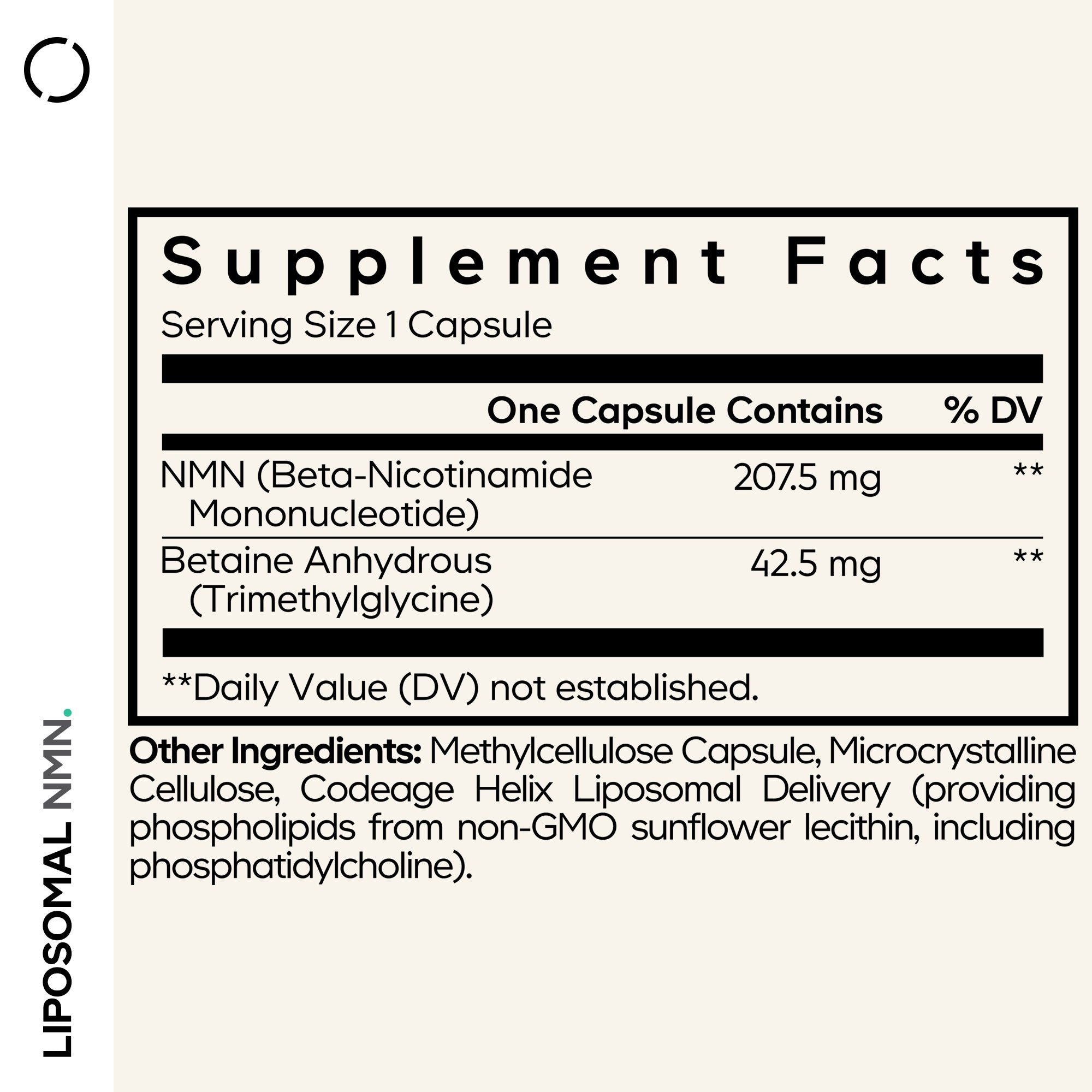 Liposomal NMN by Codeage