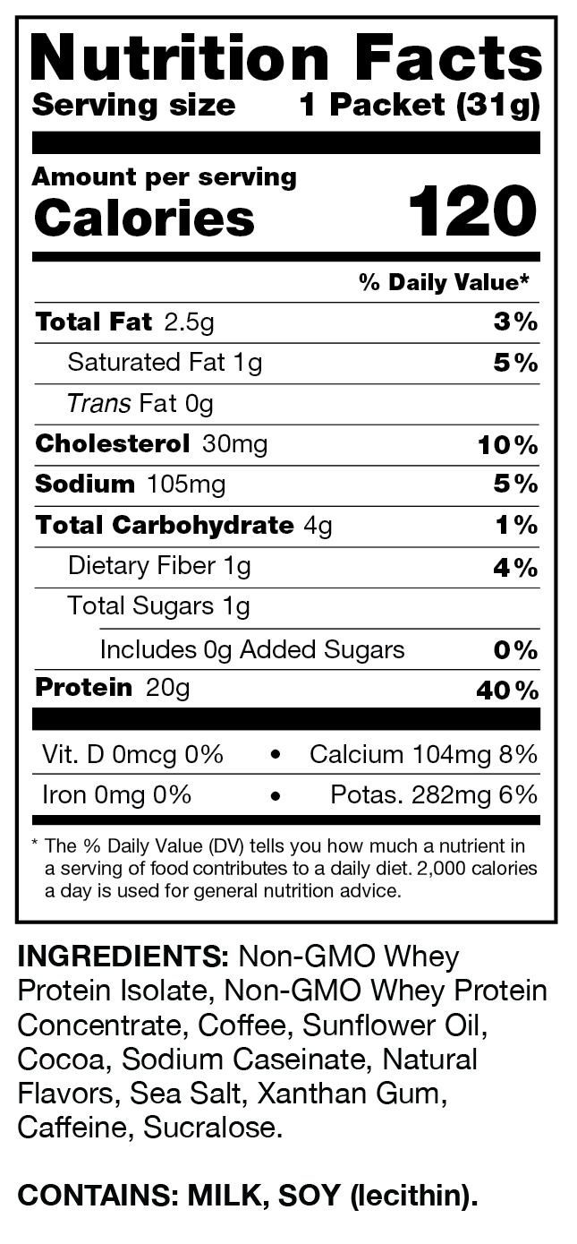 #Flavor_Mocha #Size_One Packet