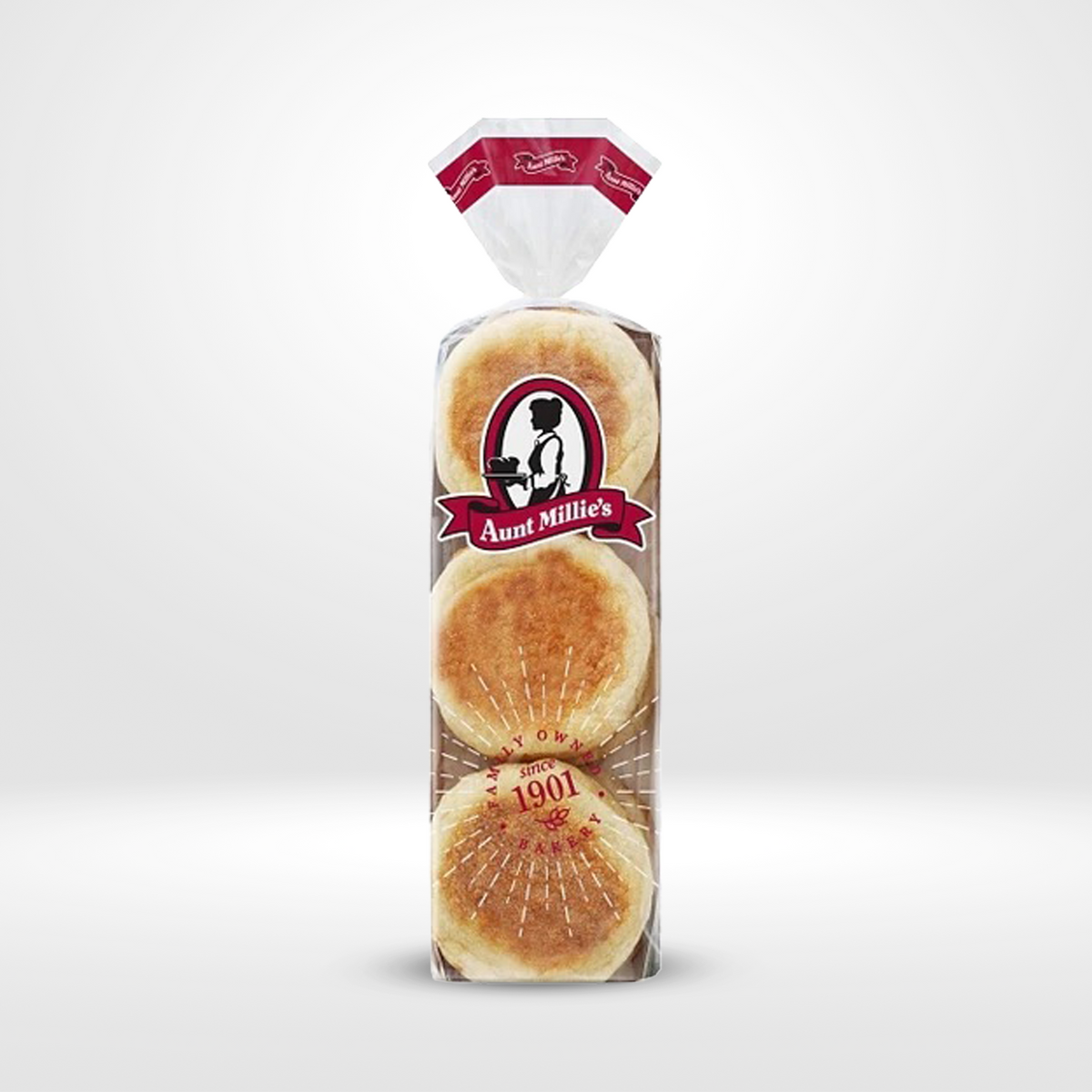 Muffins anglais Live Carb Smart de Tante Millie, Un paquet (6 muffins)