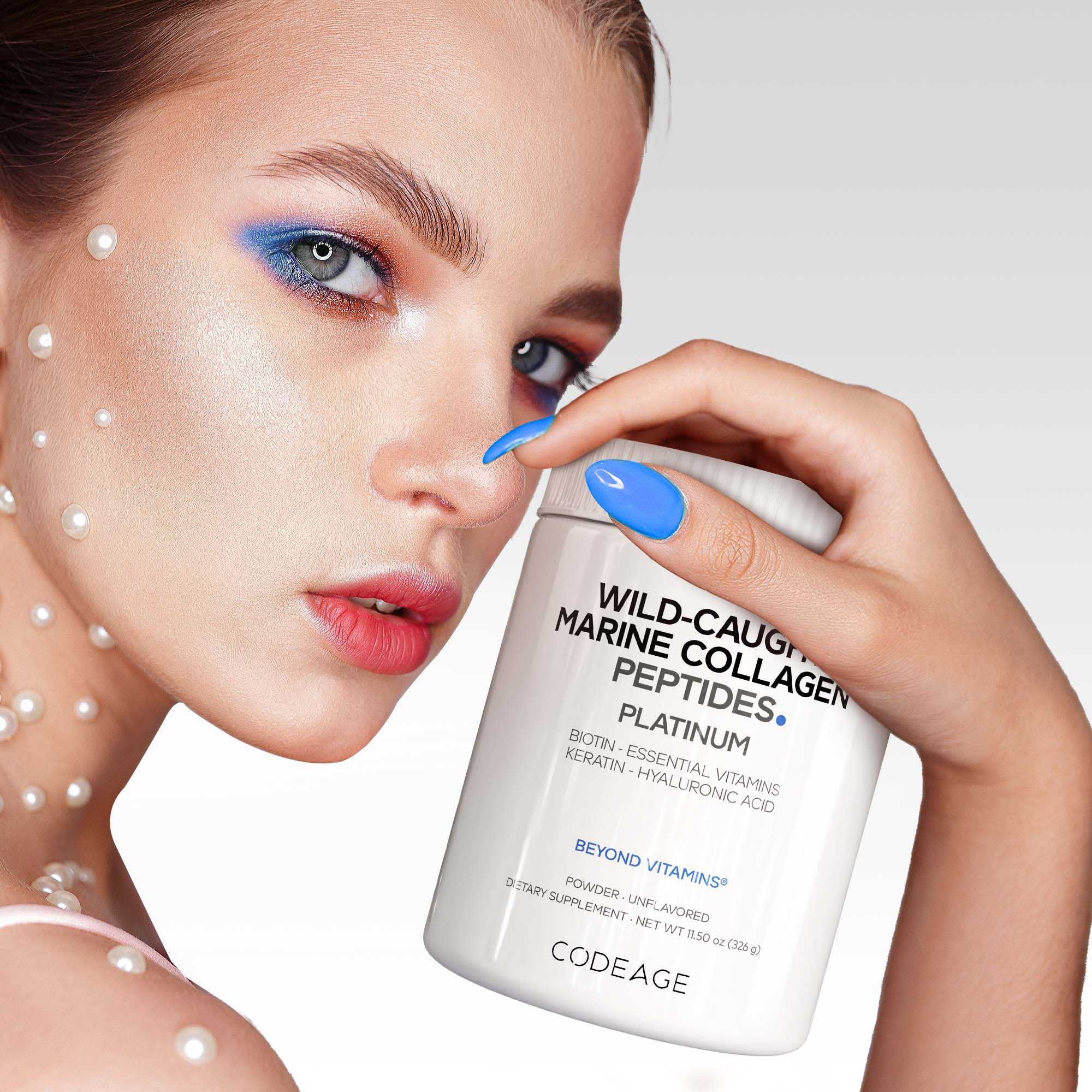 Wild-Caught Marine Collagen Peptides Powder Platinum by Codeage