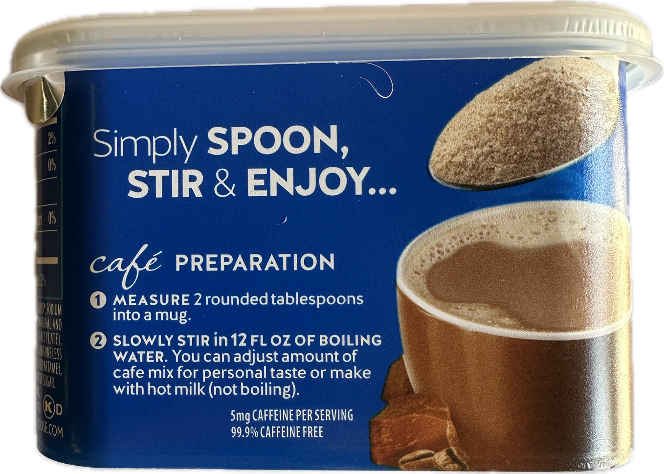 Maxwell House Sugar Free International Cafe Beverage Mix