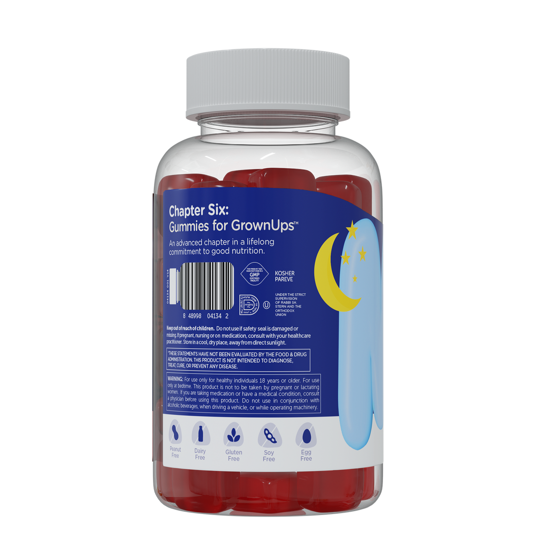Chapter Six Melatonin Kosher Gummies 10mg by Zahler - High-quality Melatonin by Zahler at BariatricPal Store