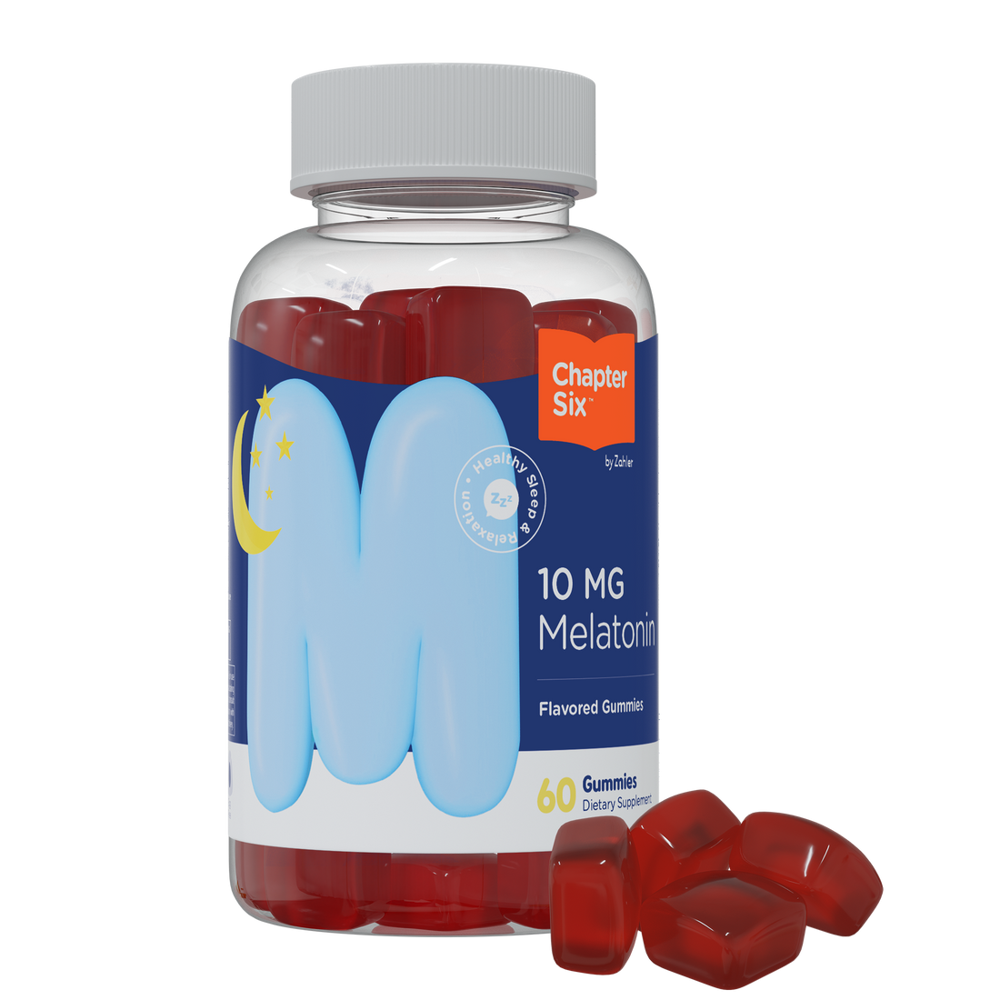 Chapter Six Melatonin Kosher Gummies 10mg by Zahler - High-quality Melatonin by Zahler at BariatricPal Store